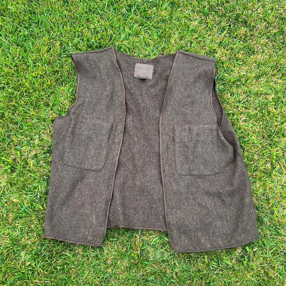 Coach Wool Liner Mens size XL vest